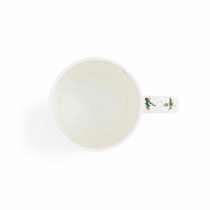 Royal Worcester Wrendale Designs Rockin Robins Fine Bone China Mug