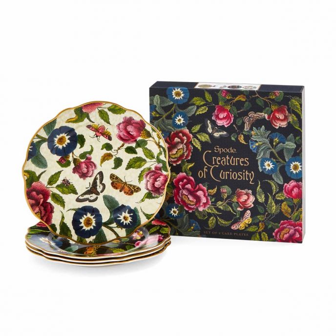 Creatures of Curiosity Dessert Plates Set of 4