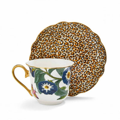 Creatures of Curiosity Floral Teacup &amp; Saucer