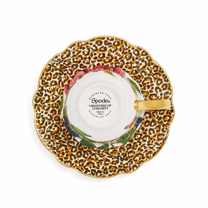 Creatures of Curiosity Floral Teacup &amp; Saucer