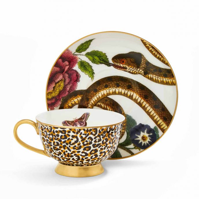 Creatures of Curiosity Leopard Cup &amp; Saucer