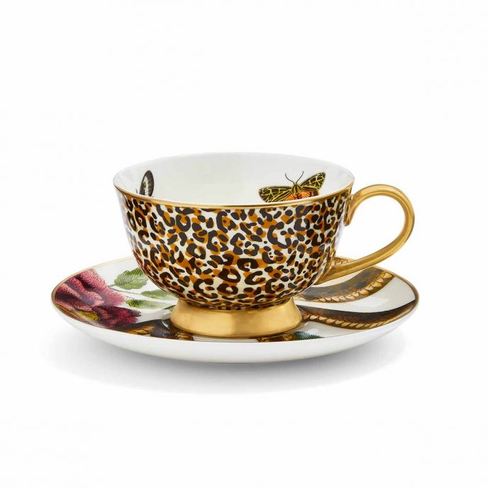 Creatures of Curiosity Leopard Cup &amp; Saucer