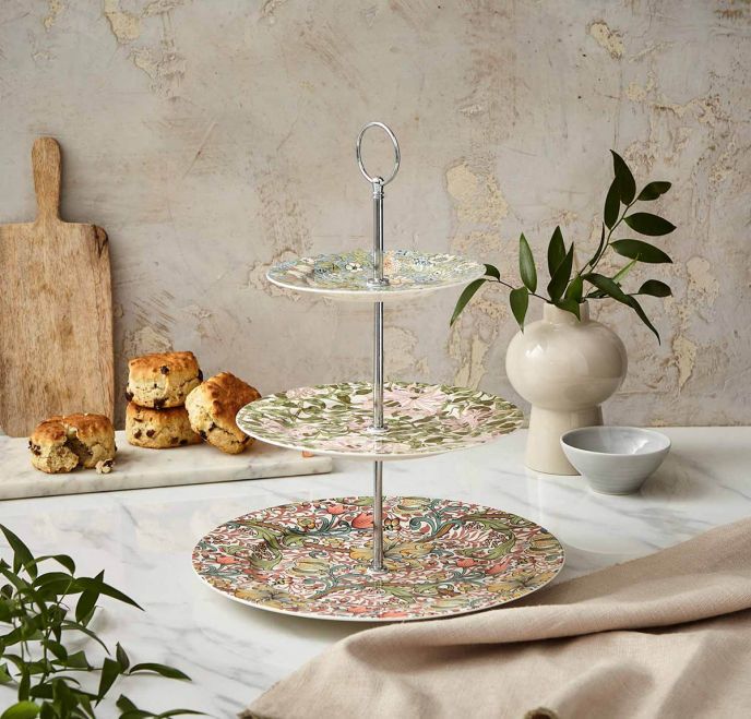 Morris &amp; Co. 3-Tier Cake Stand