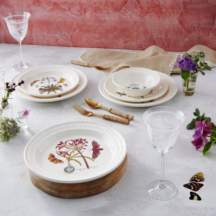 Botanic Garden Papilio Opal Dinner Plate