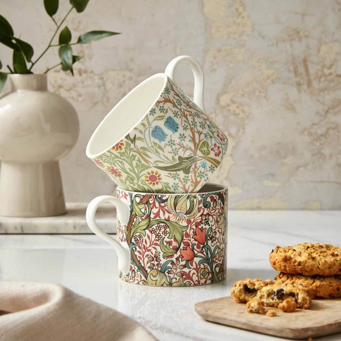 Morris &amp; Co. Teapot &amp; Mug Set