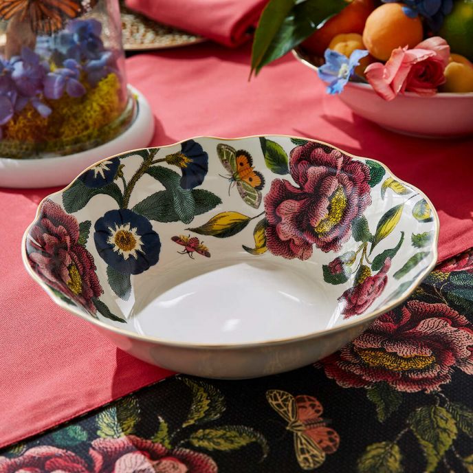 Creatures of Curiosity White Serving Bowl 