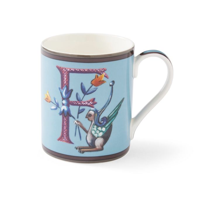 Kit Kemp Alphabet Mug F