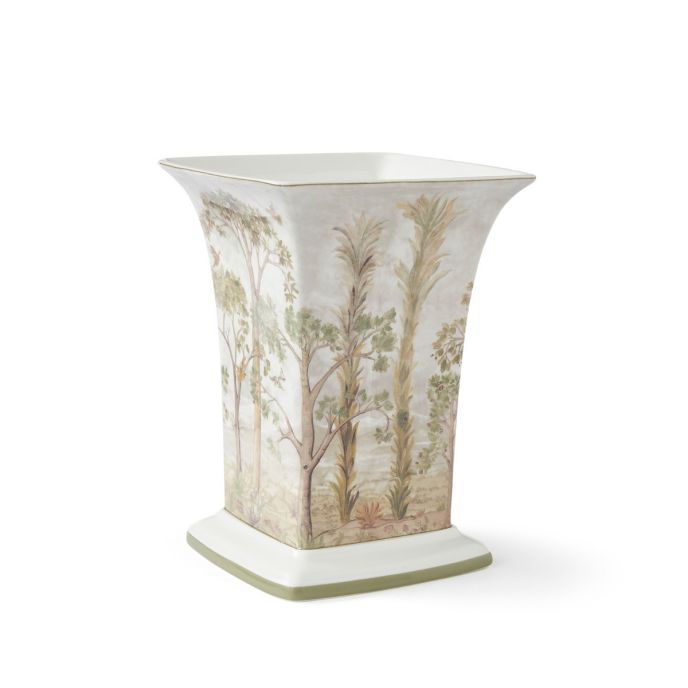 Tall Trees Square Vase