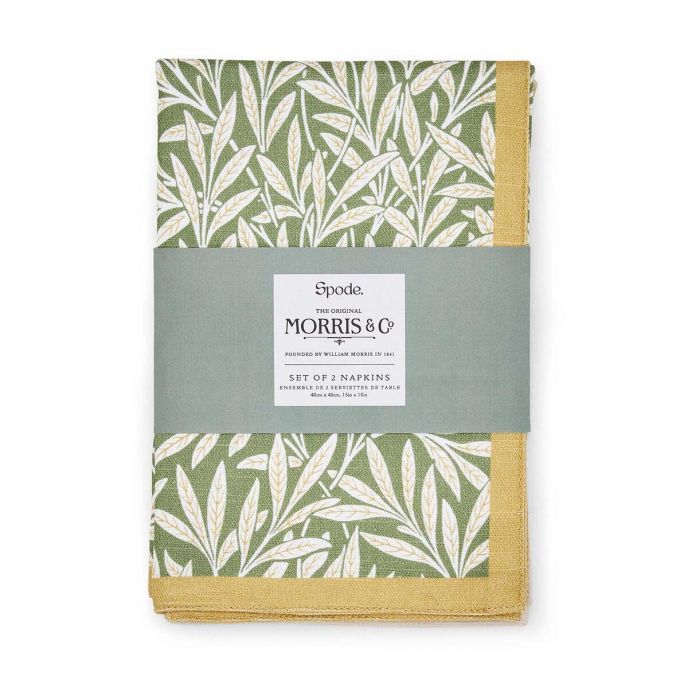 Morris &amp; Co. Willow Set of 2 Napkins