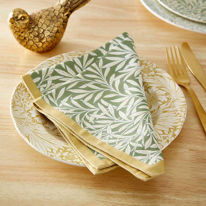 Morris &amp; Co. Willow Set of 2 Napkins