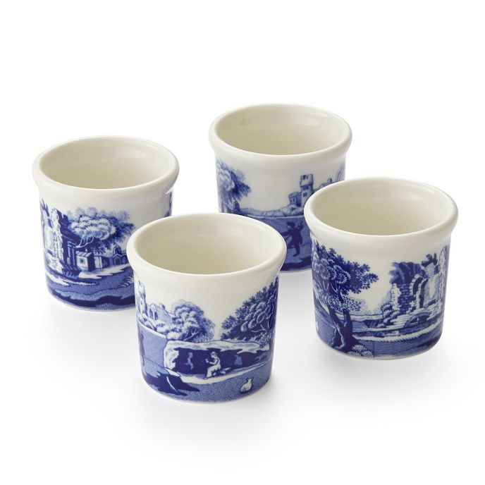 Spode Blue Italian Set of 4 Egg Cups