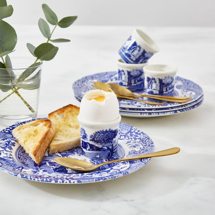 Spode Blue Italian Set of 4 Egg Cups