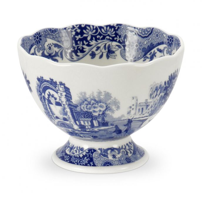 Spode Blue Italian Footed Dish