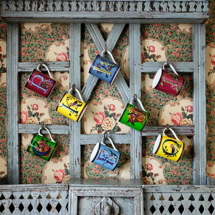 Kit Kemp Alphabet Mug E