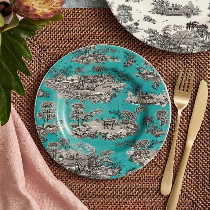 Zoological Gardens Set of 4 Side Plates