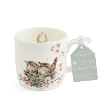 Royal Worcester Wrendale Designs Mug - Feather Your Nest 